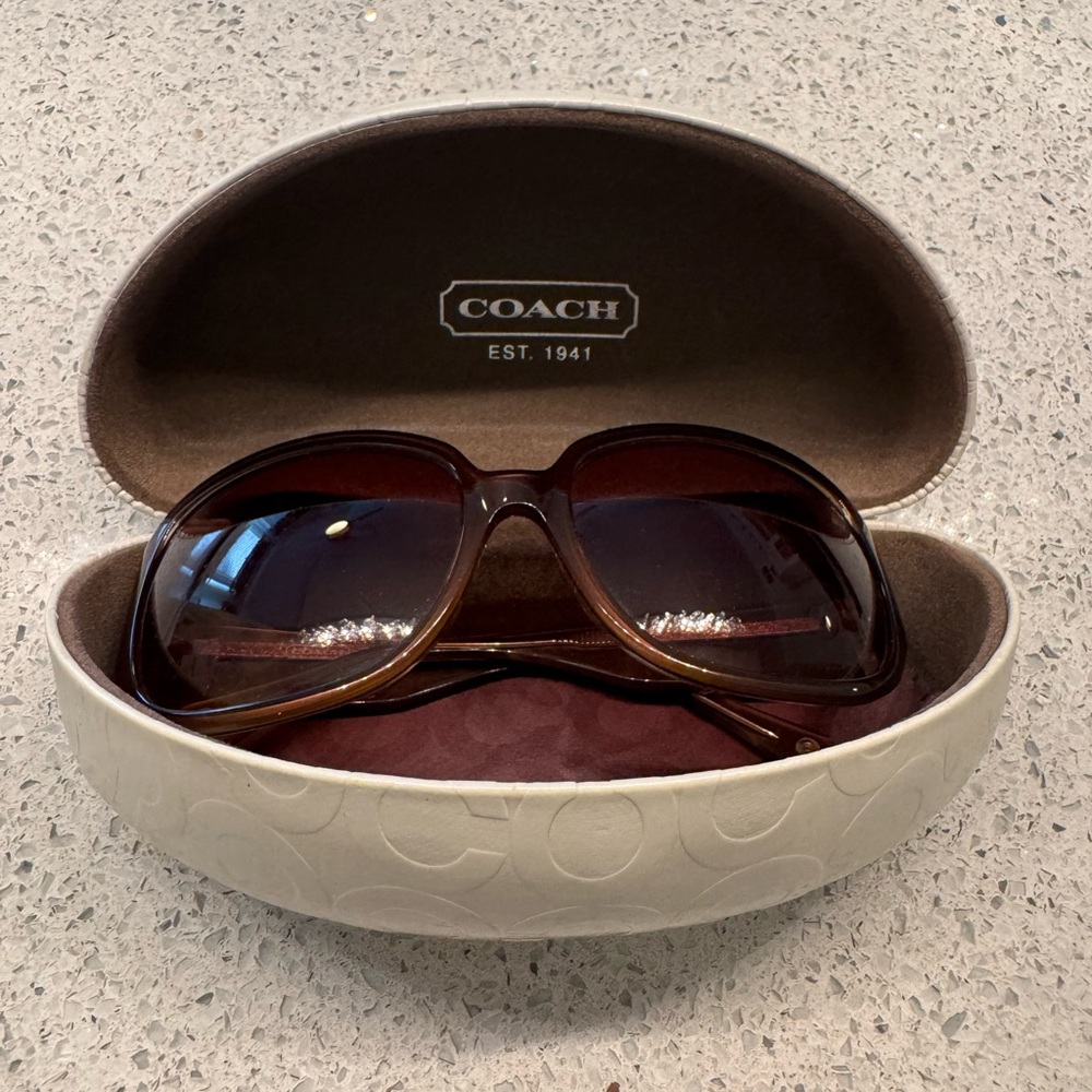 Coach Dark Brown Sunglasses - Picture 4 of 4